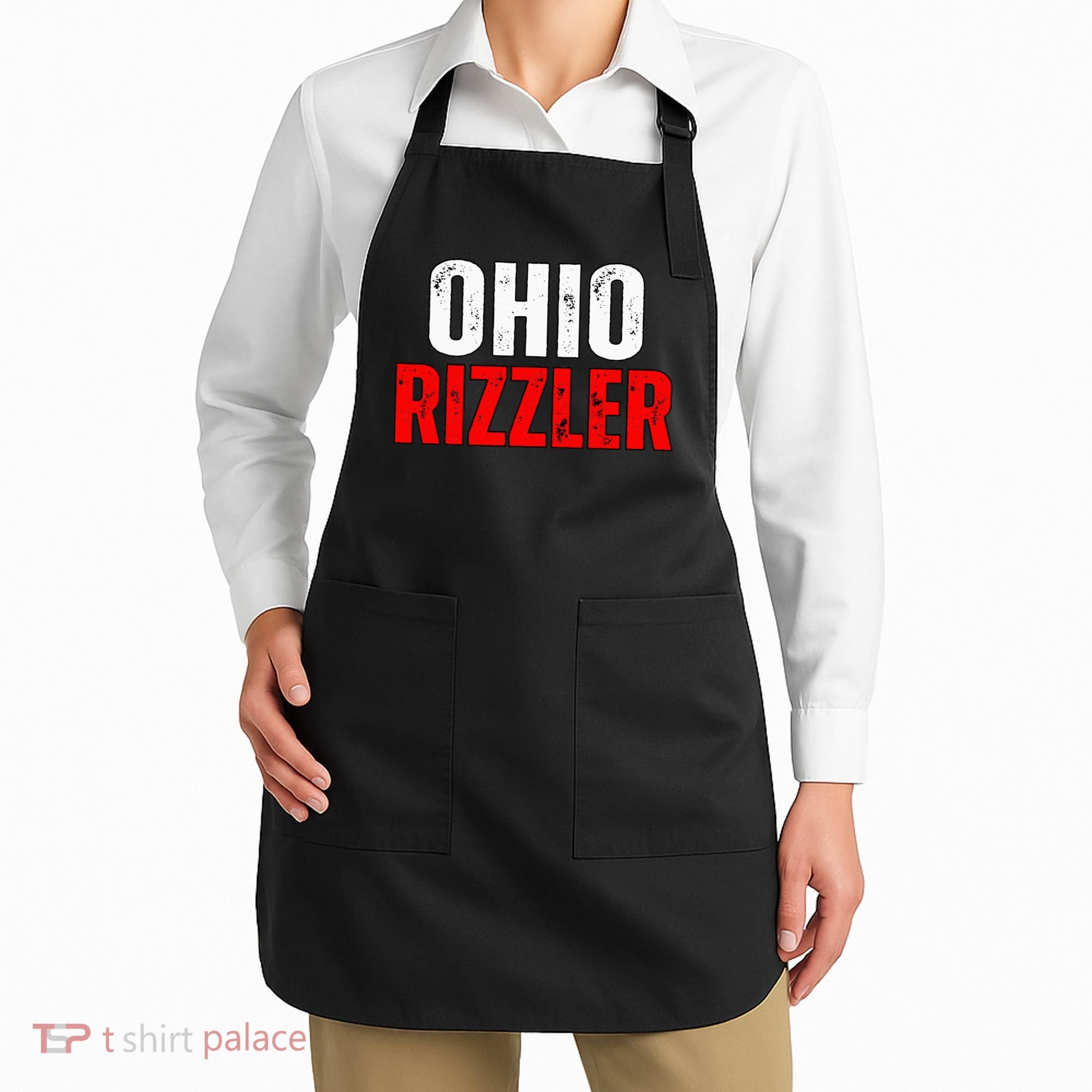 Ohio Rizzler Ohio Rizz Funny Ironic Apron
