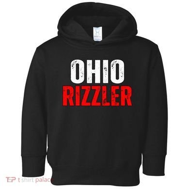 Ohio Rizzler Ohio Rizz Funny Ironic Toddler Hoodie