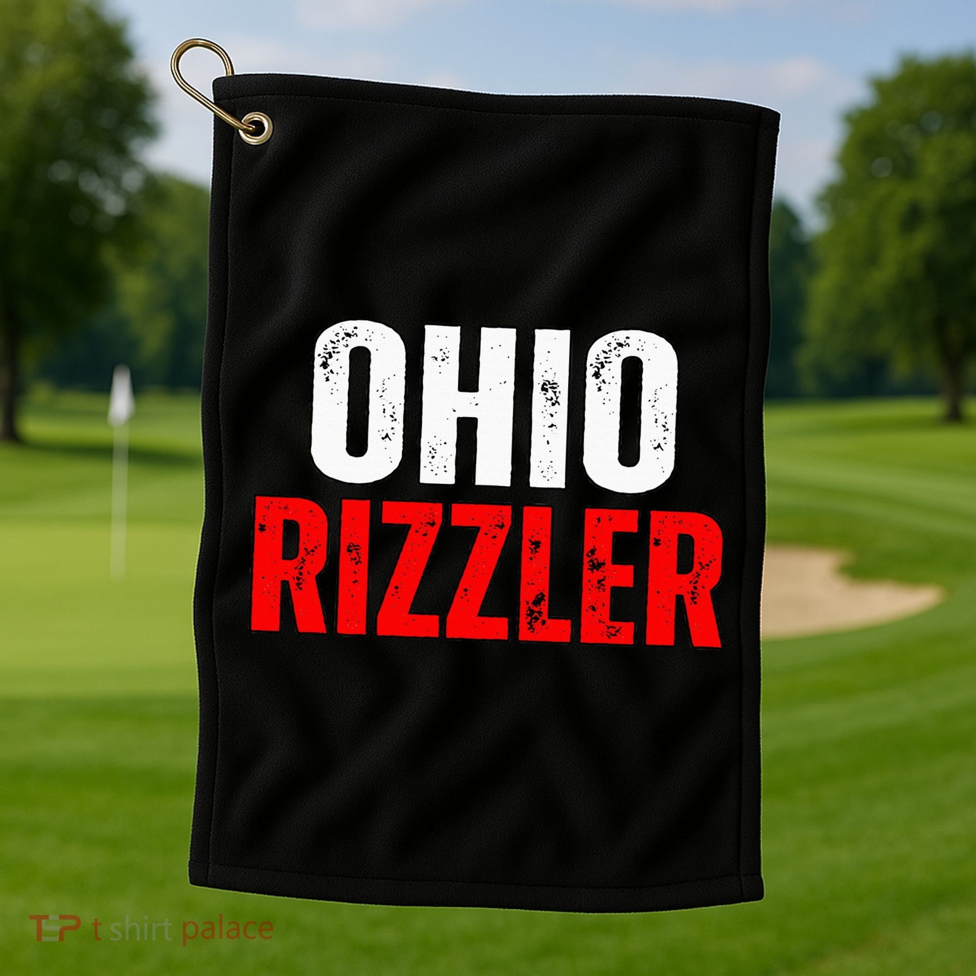 Ohio Rizzler Ohio Rizz Funny Ironic Golf Towel