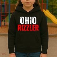 Ohio Rizzler Ohio Rizz Funny Ironic Kids Hoodie thumb 3