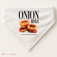 Onion Rings USA-Made Doggie Bandana thumb 0