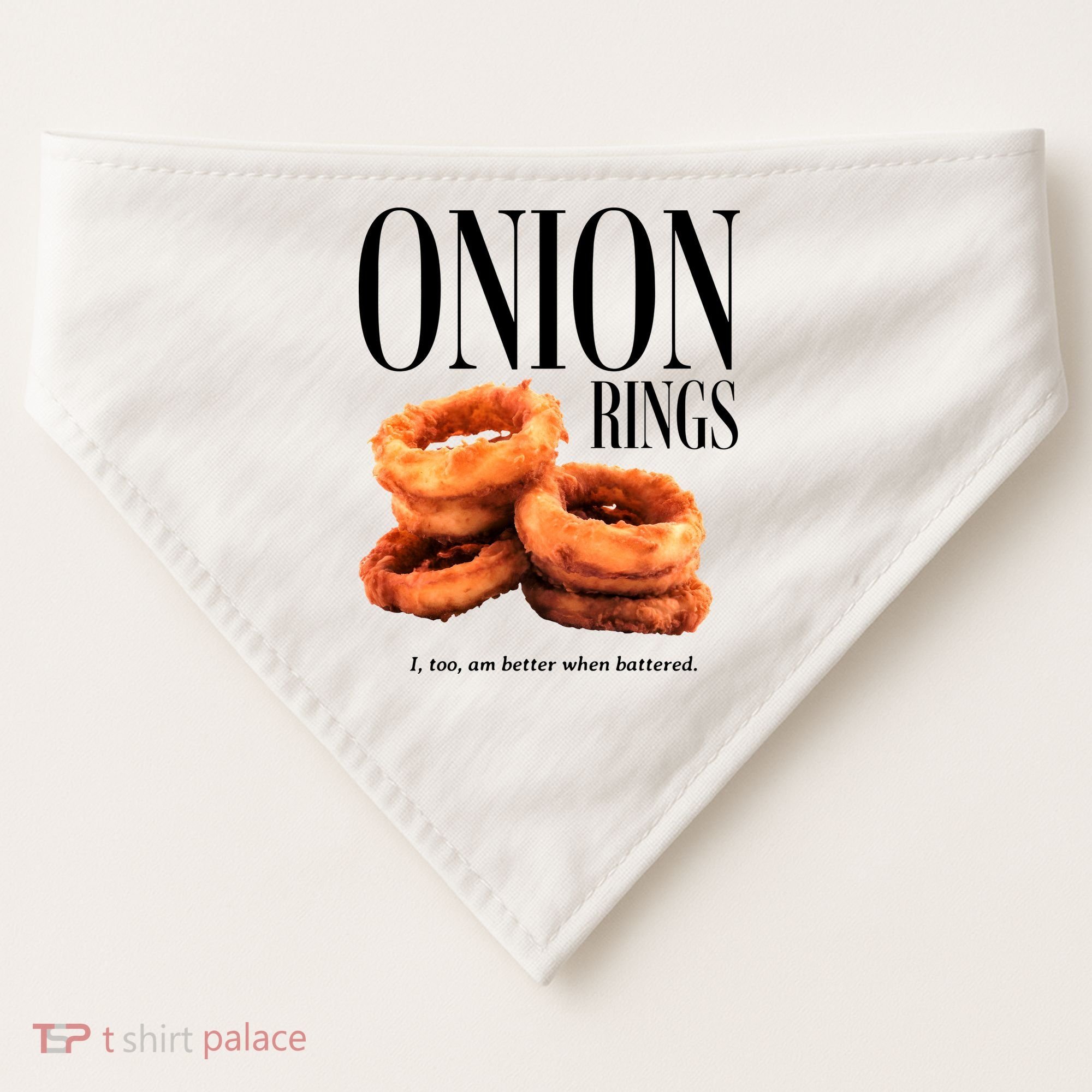 Onion Rings USA-Made Doggie Bandana