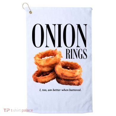 Onion Rings Golf Towel