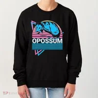 Opossum Retro Women's Sweatshirt thumb 0