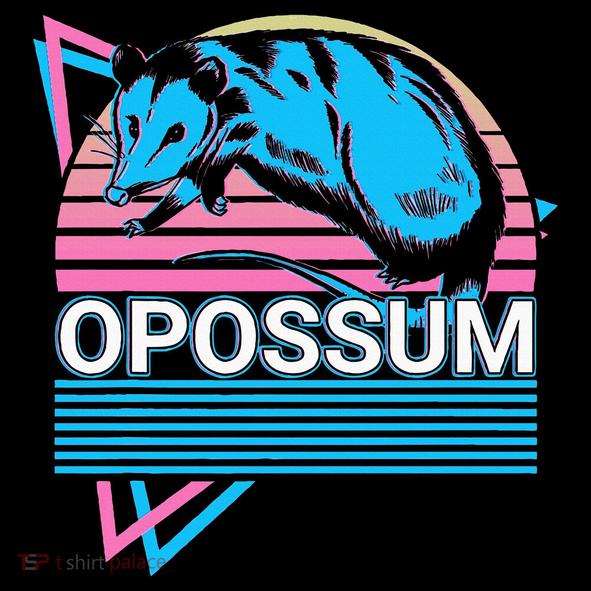 Opossum Retro Long Sleeve Shirt