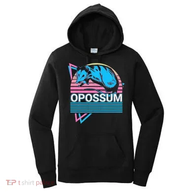 Opossum Retro Women's Hoodie
