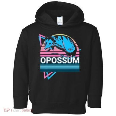 Opossum Retro Toddler Hoodie