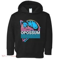 Opossum Retro Toddler Hoodie thumb 0