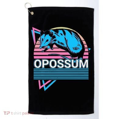 Opossum Retro Golf Towel