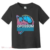Opossum Retro Toddler T-Shirt thumb 0
