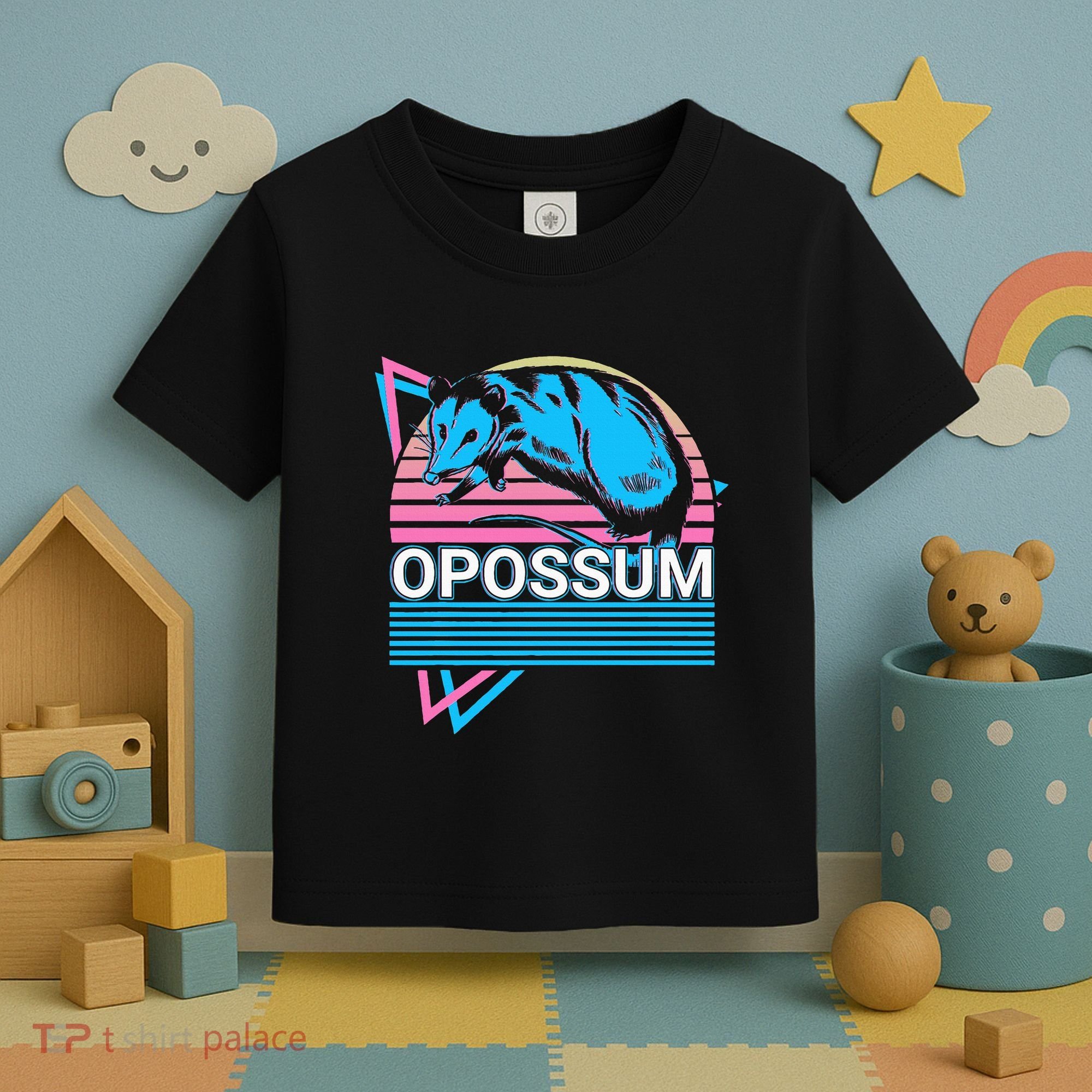 Opossum Retro Toddler T-Shirt