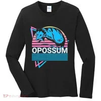 Opossum Retro Women's Long Sleeve Shirt thumb 0