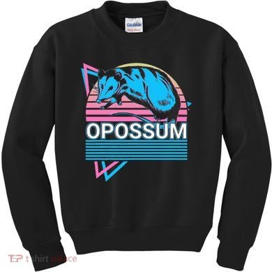 Opossum Retro Kids Sweatshirt