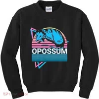 Opossum Retro Kids Sweatshirt thumb 0