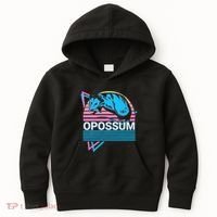 Opossum Retro Kids Hoodie thumb 0