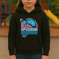 Opossum Retro Kids Hoodie thumb 3
