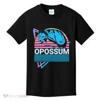 Opossum Retro Kids T-Shirt thumb 0