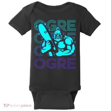 Ogre Retro Baby Bodysuit
