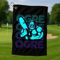Ogre Retro Golf Towel thumb 1