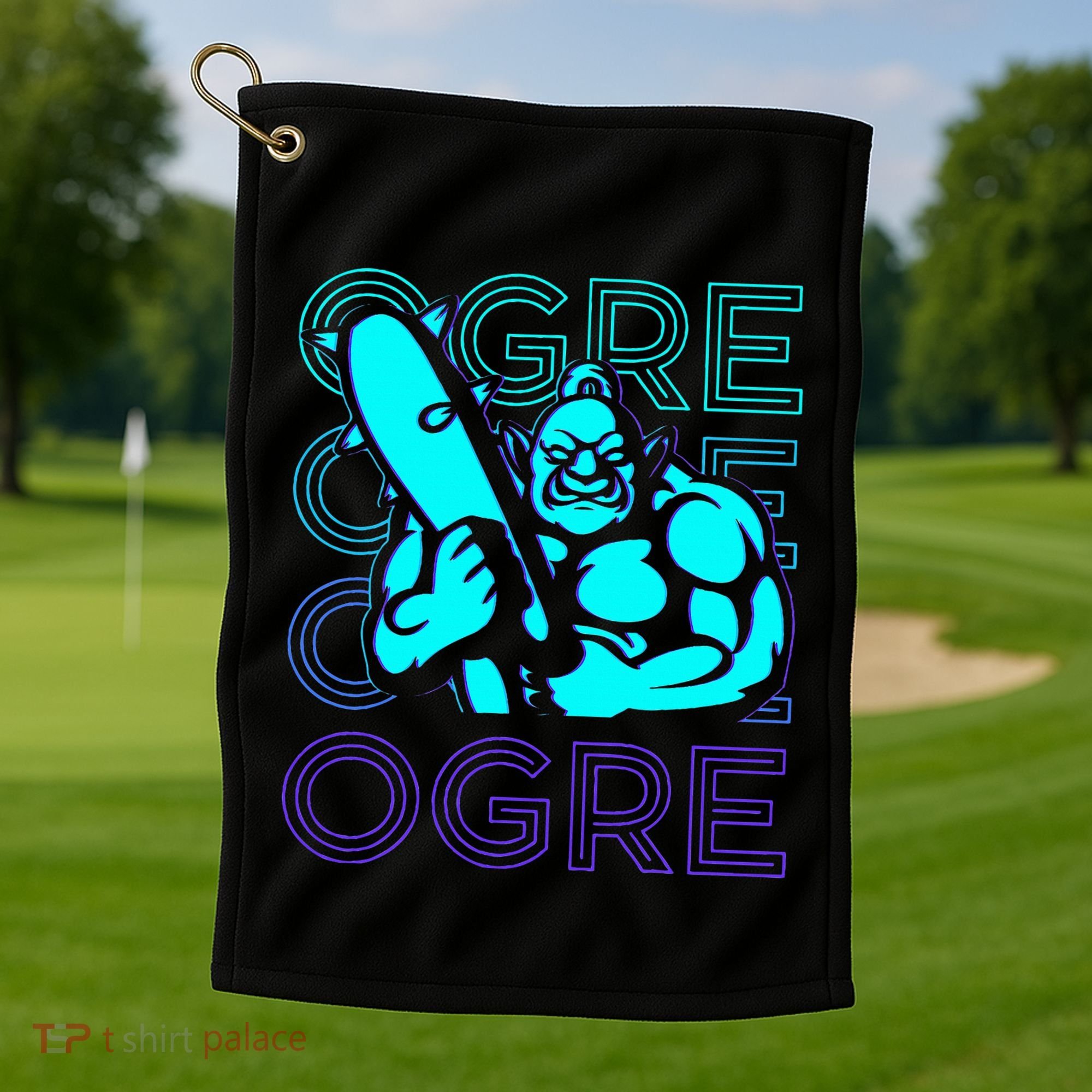 Ogre Retro Golf Towel