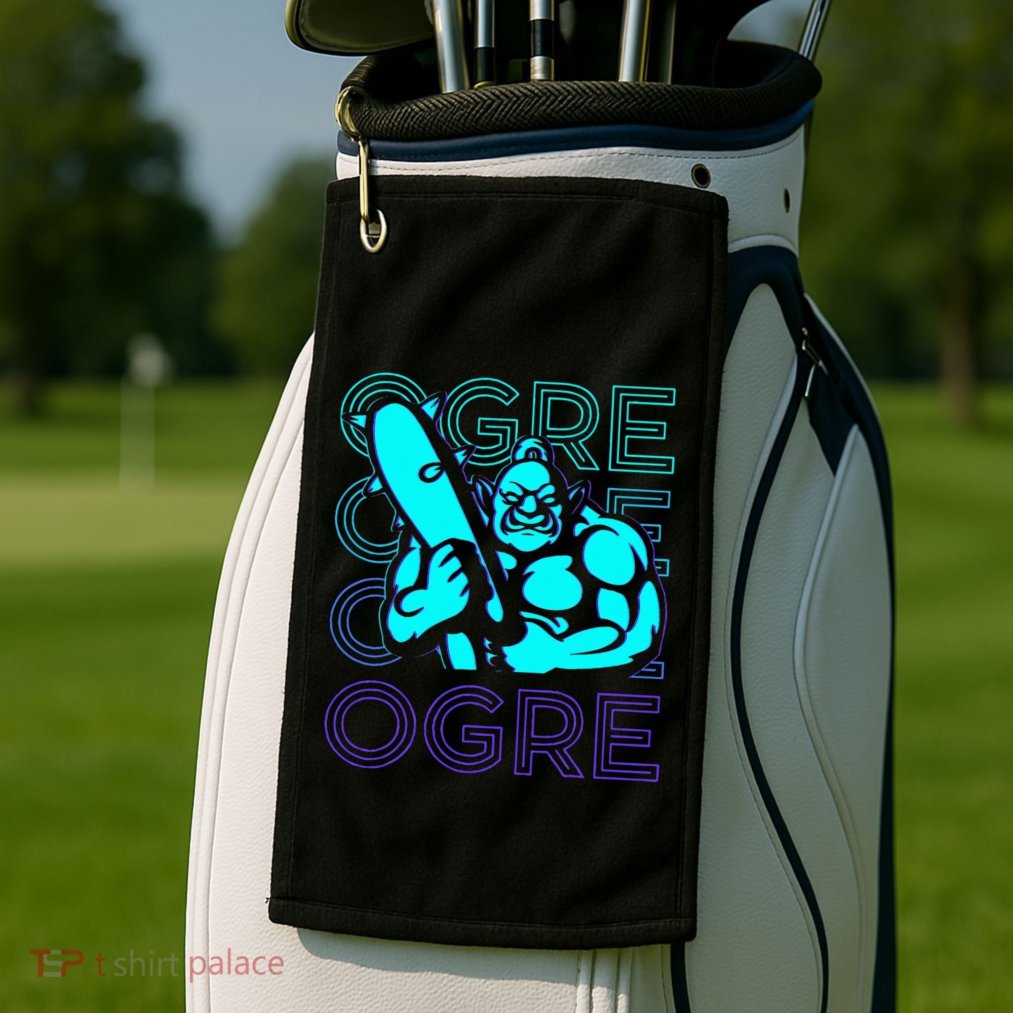 Ogre Retro Golf Towel