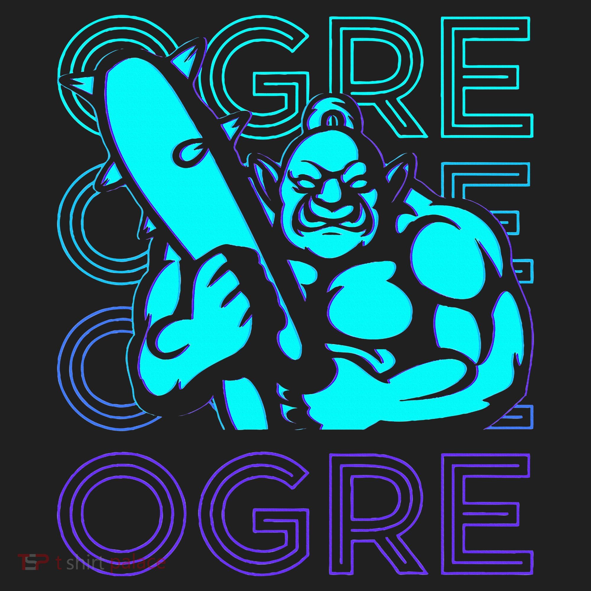 Ogre Retro Golf Towel