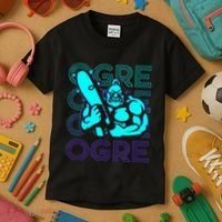 Ogre Retro Kids T-Shirt thumb 3