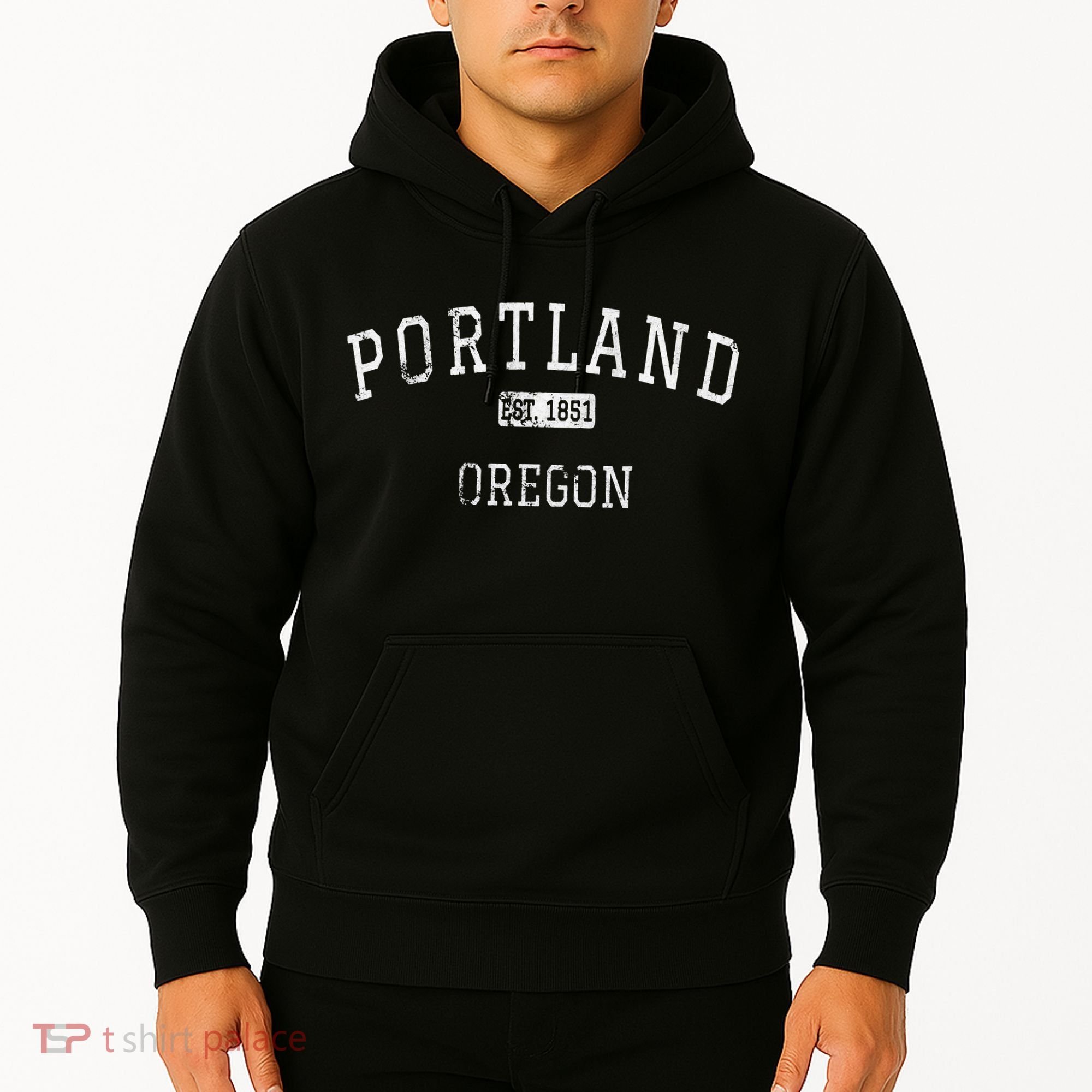 Oregon Retro Portland Home State Mountains Hoodie