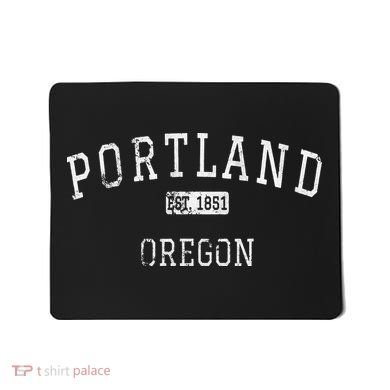 Oregon Retro Portland Home State Mountains Mousepad