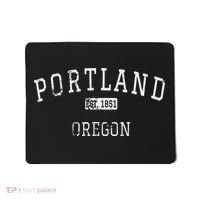 Oregon Retro Portland Home State Mountains Mousepad thumb 0