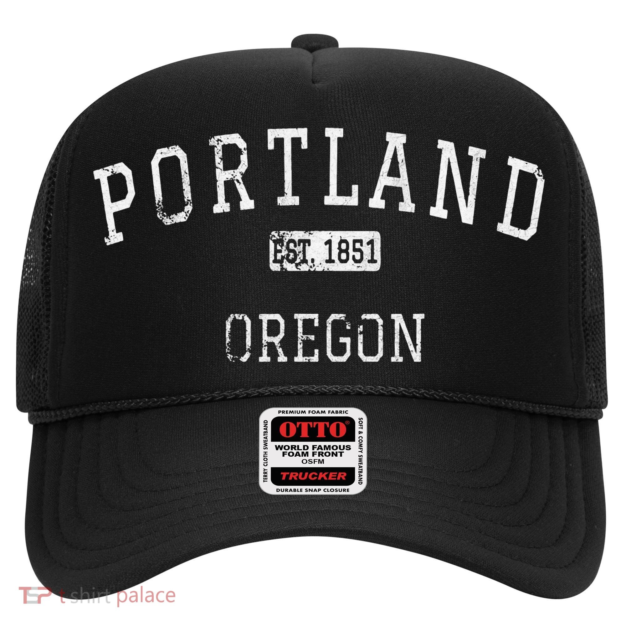 Oregon Retro Portland Home State Mountains Hat