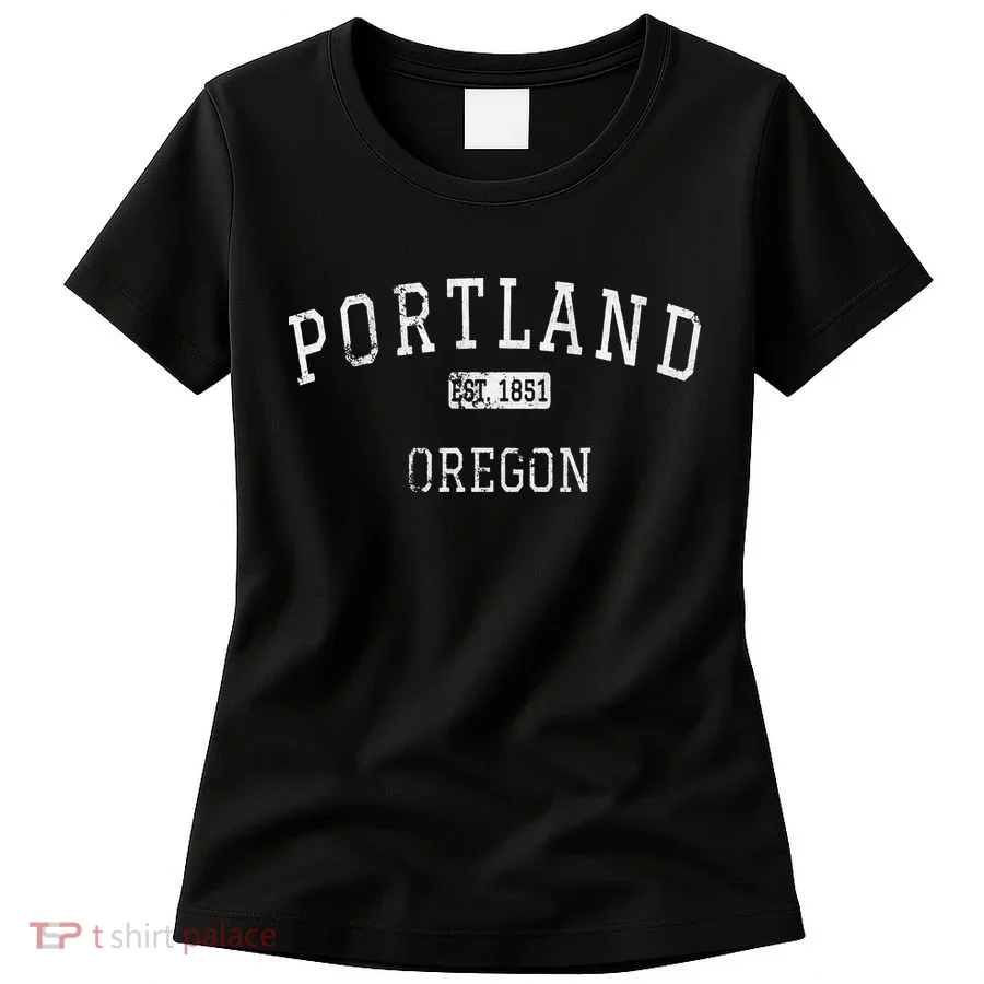 Oregon Retro Portland Home State Mountains Women's T-Shirt