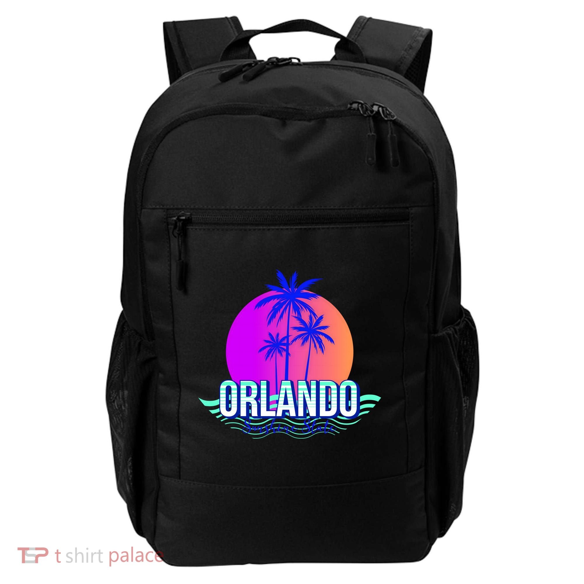 Orlando Retro Palm Trees Sunshine State Backpack