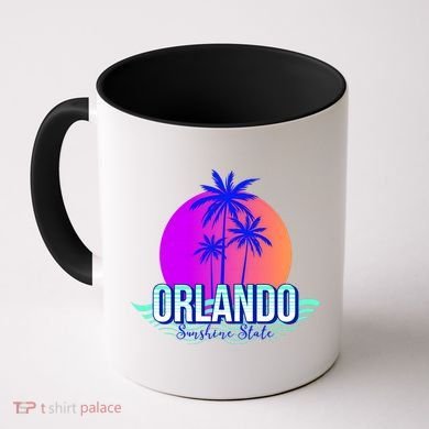 Orlando Retro Palm Trees Sunshine State Coffee Mug