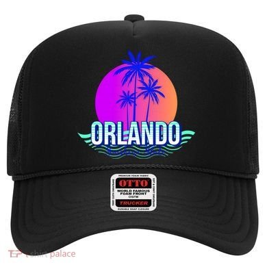 Orlando Retro Palm Trees Sunshine State Hat