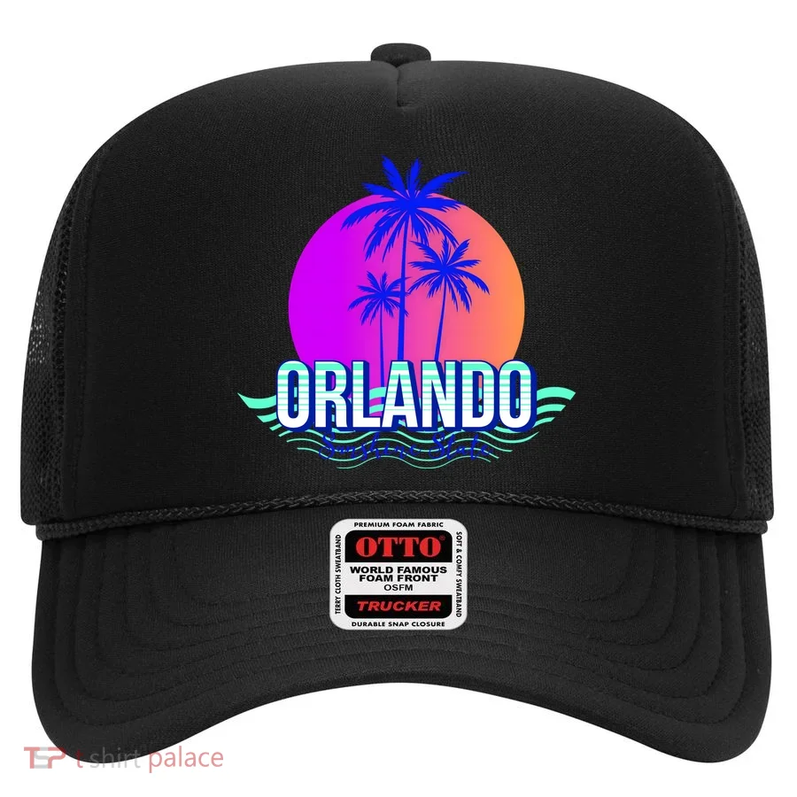 Orlando Retro Palm Trees Sunshine State Hat