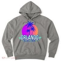 Orlando Retro Palm Trees Sunshine State Hoodie thumb 0