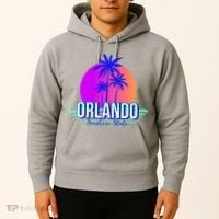 Orlando Retro Palm Trees Sunshine State Hoodie thumb 2