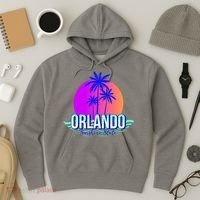 Orlando Retro Palm Trees Sunshine State Hoodie thumb 3