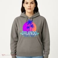 Orlando Retro Palm Trees Sunshine State Hoodie thumb 5