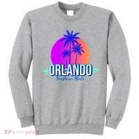 Orlando Retro Palm Trees Sunshine State Sweatshirt thumb 0