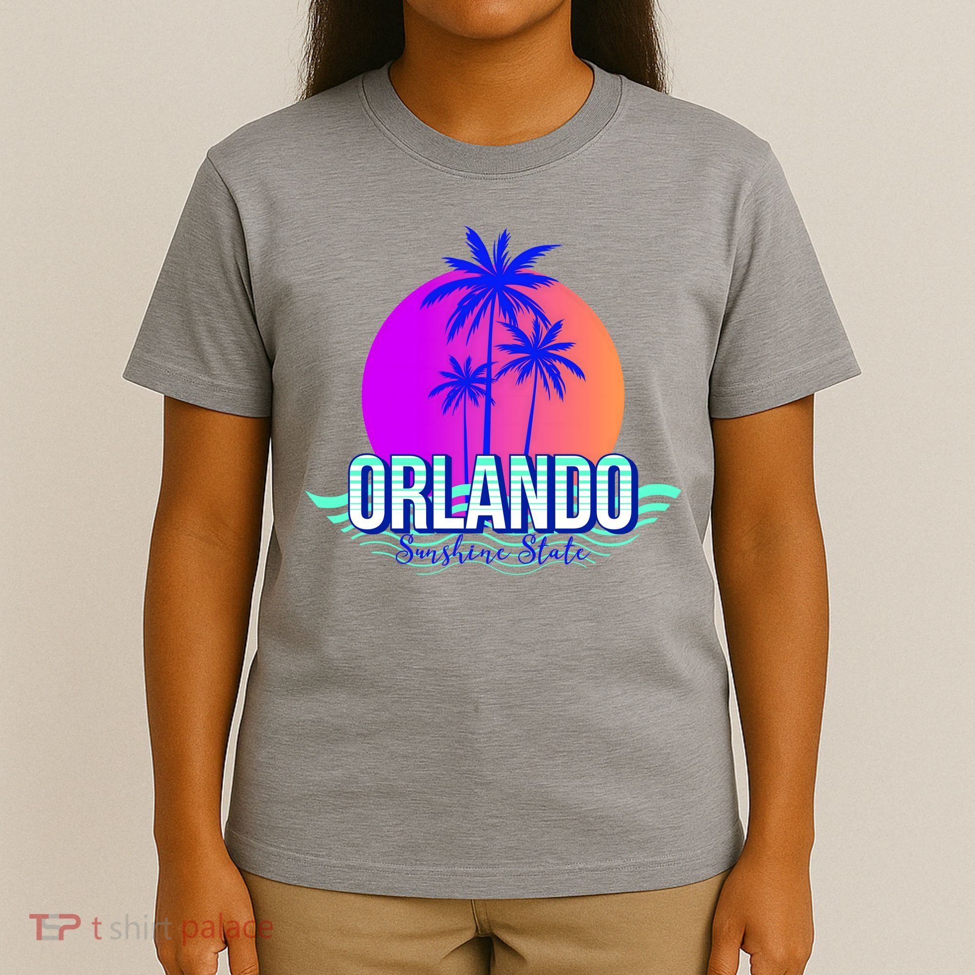 Orlando Retro Palm Trees Sunshine State T-Shirt