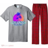 Orlando Retro Palm Trees Sunshine State Pajama Set thumb 0