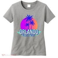 Orlando Retro Palm Trees Sunshine State Women's T-Shirt thumb 0