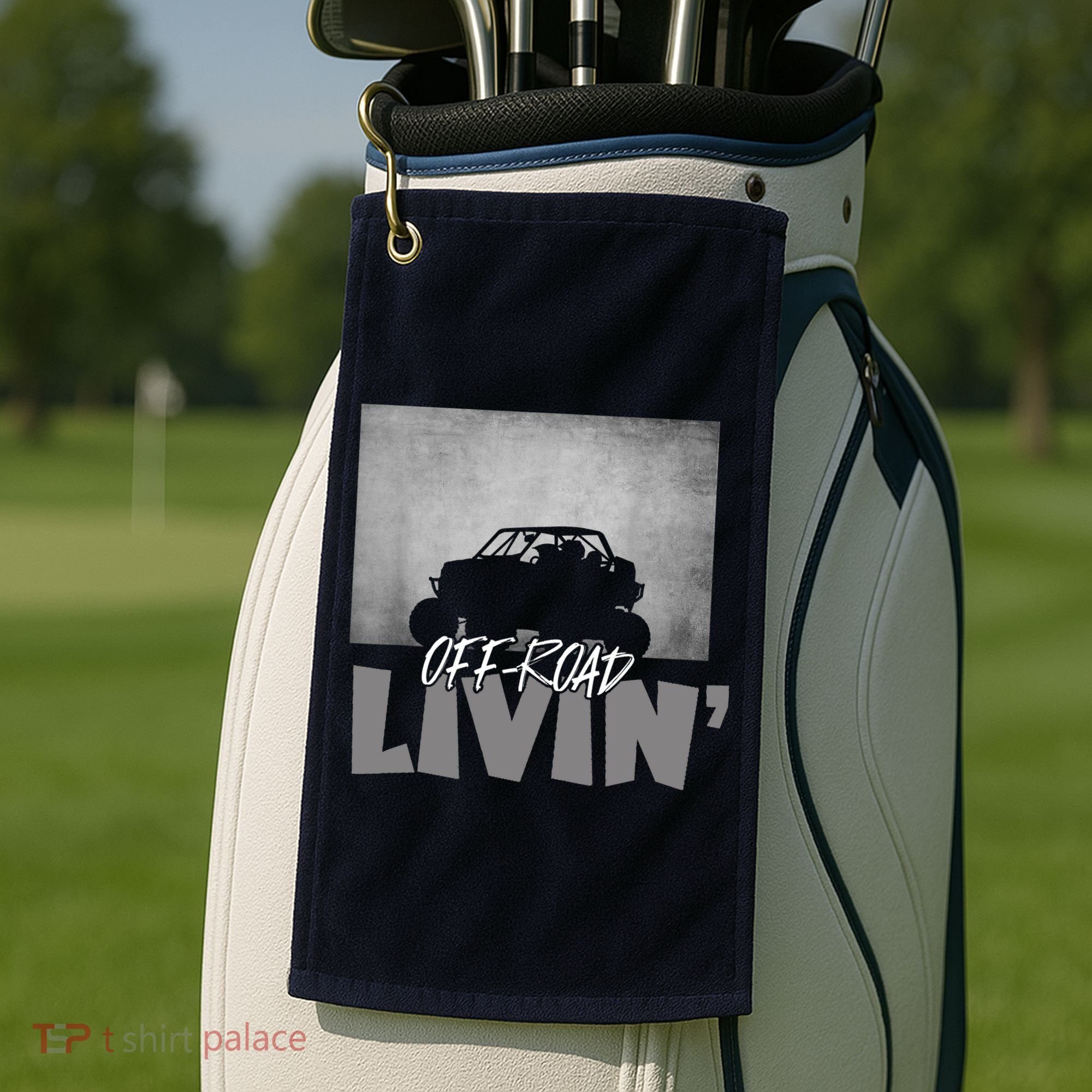 Off Road Quad ATV - Off Road Quad ATV Golf Towel