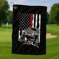 Off Roading Quad Atv Apparel Off Road Quad Atv Golf Towel thumb 1