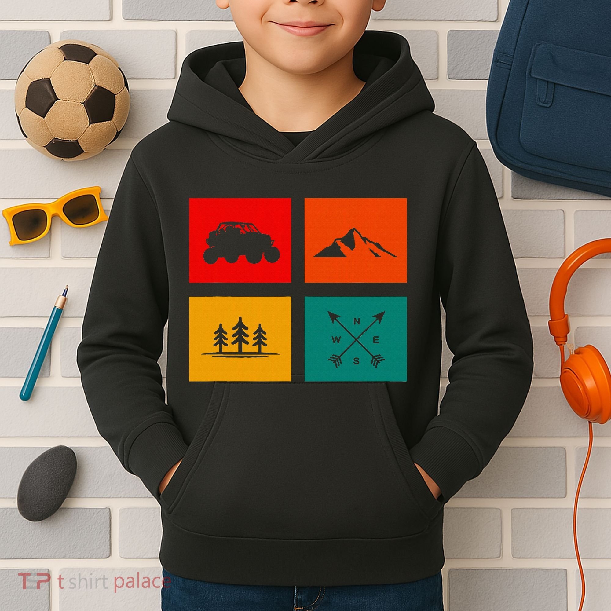 Off Road Quad Atv Apparel Off Road Quad Atv Kids Hoodie