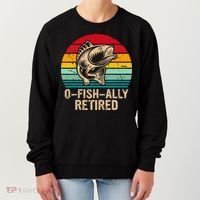 Ofishally Retired Retirement Fishing Women's Sweatshirt thumb 0