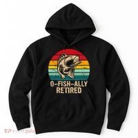 Ofishally Retired Retirement Fishing Hoodie thumb 0