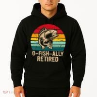 Ofishally Retired Retirement Fishing Hoodie thumb 2